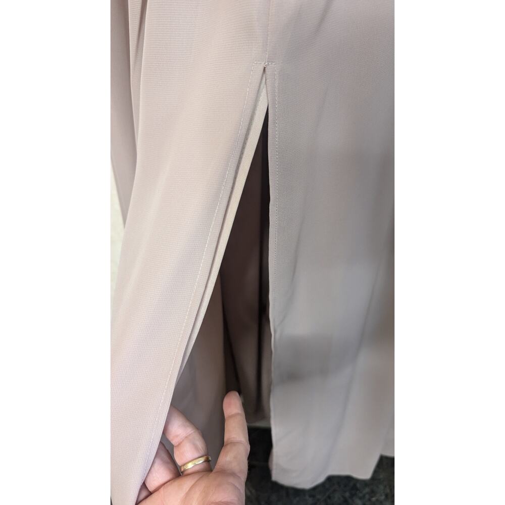 New Birdie Grey Kiko Taupe formal bridesmaid gown maxi sz 8 style BG1104TP20S - Picture 10 of 12